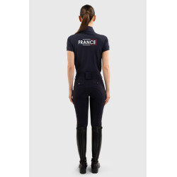 Polo Harcour Fuega Harcour manches courtes femme France Marine Bleu marine Polo Harcour Fuega Harcour manches courtes femme France Marine Bleu marine