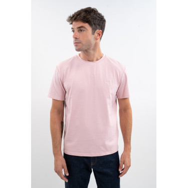 Tee-shirt SG x Harcour Lucky manches courtes Pivoine Rose