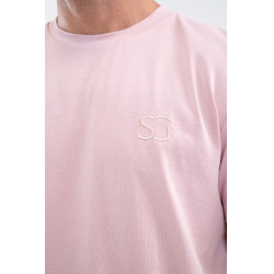 Tee-shirt SG x Harcour Lucky manches courtes Pivoine Rose