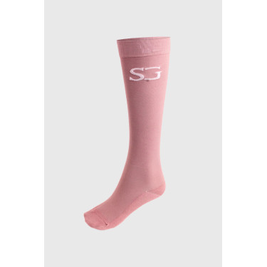 Chaussettes SG x Harcour Venard Pivoine Rose
