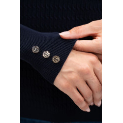 Pull d’équitation femme V col Harcour x Versailles