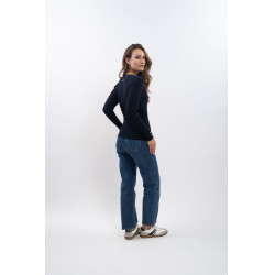 Pull d’équitation femme V col Harcour x Versailles