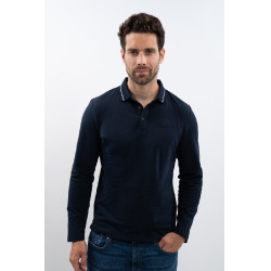 Polo Harcour Malik Marine Bleu marine