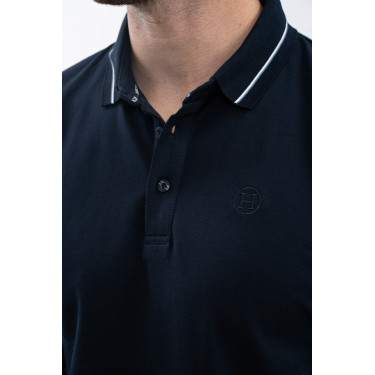 Polo Harcour Malik Marine Bleu marine