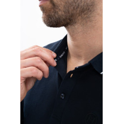 Polo Harcour Malik Marine Bleu marine