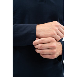 Polo Harcour Malik Marine Bleu marine