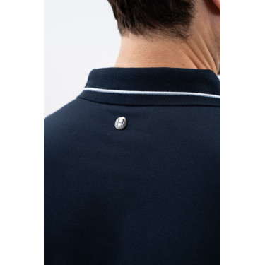 Polo Harcour Malik Marine Bleu marine