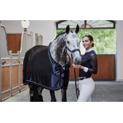 Polo de concours à manches longues en mesh Pikeur femme