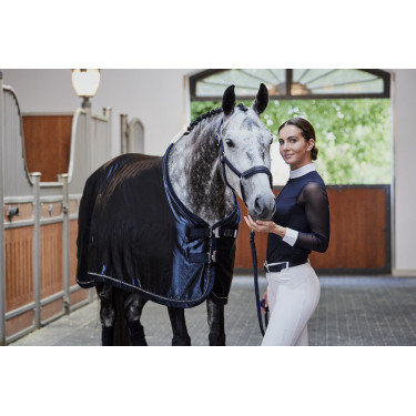 Polo de concours à manches longues en mesh Pikeur femme