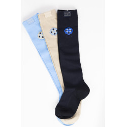 Chaussettes d’équitation Harcour x Versailles – lot de 3