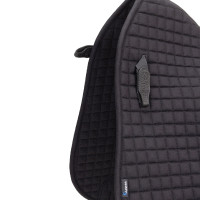 Tapis de selle de dressage coton Deluxe Shires Arma Noir