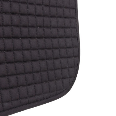 Tapis de selle de dressage coton Deluxe Shires Arma Noir Tapis de selle de dressage coton Deluxe Shires Arma Noir