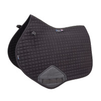 Tapis de selle d'obstacle coton Deluxe Shires Arma Noir Tapis de selle d'obstacle coton Deluxe Shires Arma Noir