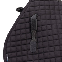Tapis de selle d'obstacle coton Deluxe Shires Arma Noir Tapis de selle d'obstacle coton Deluxe Shires Arma Noir