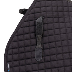 Tapis de selle d'obstacle coton Deluxe Shires Arma Noir