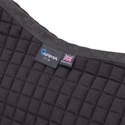 Tapis de selle d'obstacle coton Deluxe Shires Arma Noir