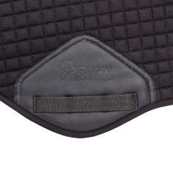 Tapis de selle d'obstacle coton Deluxe Shires Arma Noir