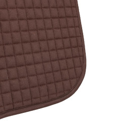 Tapis de selle d'obstacle coton Deluxe Shires Arma Marron Tapis de selle d'obstacle coton Deluxe Shires Arma Marron