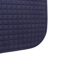 Tapis de selle d'obstacle coton Deluxe Shires Arma Marine Bleu marine