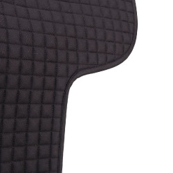 Tapis de selle coton Deluxe Shires Arma Numnah Noir Tapis de selle coton Deluxe Shires Arma Numnah Noir