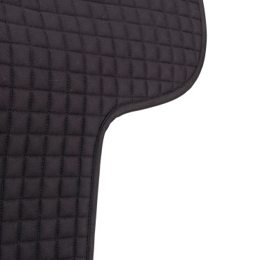 Tapis de selle coton Deluxe Shires Arma Numnah Noir Tapis de selle coton Deluxe Shires Arma Numnah Noir