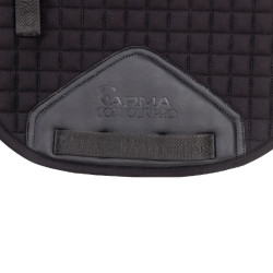 Tapis de selle coton Deluxe Shires Arma Numnah Noir Tapis de selle coton Deluxe Shires Arma Numnah Noir