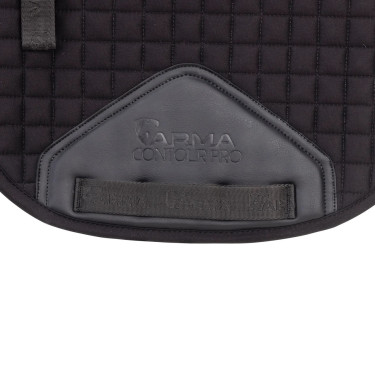 Tapis de selle coton Deluxe Shires Arma Numnah Noir Tapis de selle coton Deluxe Shires Arma Numnah Noir