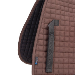 Tapis de selle coton Deluxe Shires Arma Numnah Marron