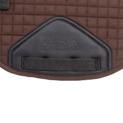 Tapis de selle coton Deluxe Shires Arma Numnah Marron