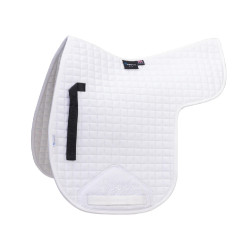Tapis de selle coton Deluxe Shires Arma Numnah Blanc