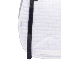 Tapis de selle coton Deluxe Shires Arma Numnah Blanc