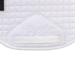 Tapis de selle coton Deluxe Shires Arma Numnah Blanc