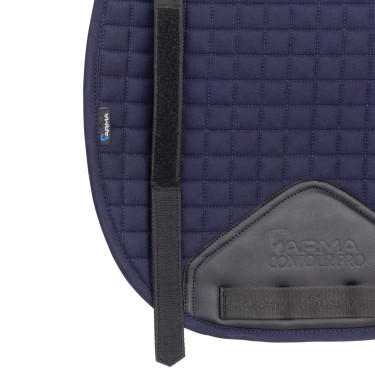 Tapis de selle coton Deluxe Shires Arma Numnah Marine Bleu marine