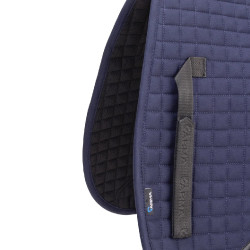 Tapis de selle coton Deluxe Shires Arma Numnah Marine Bleu marine
