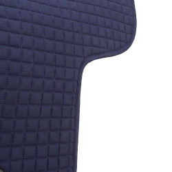 Tapis de selle coton Deluxe Shires Arma Numnah Marine Bleu marine