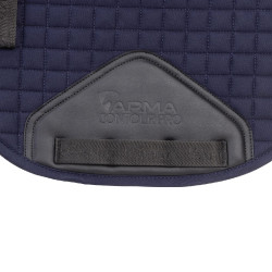 Tapis de selle coton Deluxe Shires Arma Numnah Marine Bleu marine