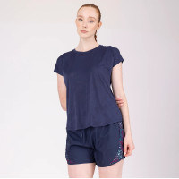 T-shirt technique React Shires Aubrion Minuit Bleu T-shirt technique React Shires Aubrion Minuit Bleu