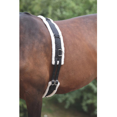 Surfaix en nylon avec rembourrage polaire Shires Noir