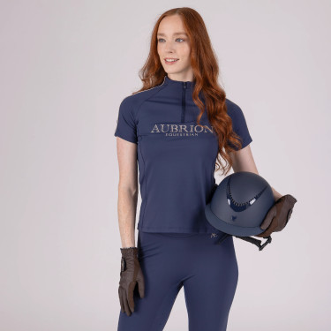 T-shirt sous-couche équitation Aubrion Shires – Femme
