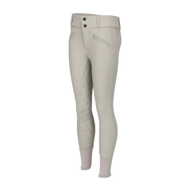 Pantalon d'équitation Optima Gx jeune cavalier Shires Aubrion Beige