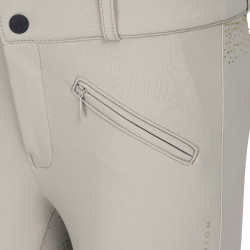 Pantalon d'équitation Optima Gx jeune cavalier Shires Aubrion Beige