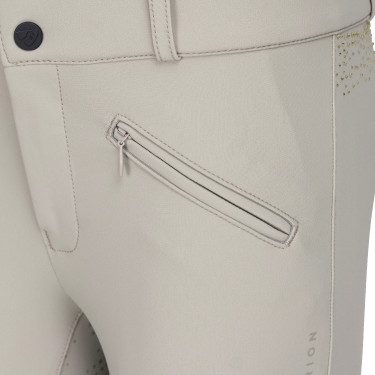 Pantalon d'équitation Optima Gx jeune cavalier Shires Aubrion Beige