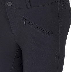 Pantalon d'équitation Optima Gx jeune cavalier Shires Aubrion Noir