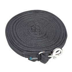 Longe de travail en sangle matelassée Shires Gris