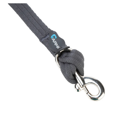 Longe de travail en sangle matelassée Shires Gris Longe de travail en sangle matelassée Shires Gris