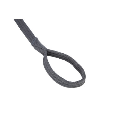 Longe de travail en sangle matelassée Shires Gris Longe de travail en sangle matelassée Shires Gris