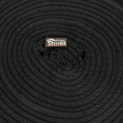 Longe de travail en sangle matelassée Shires Noir