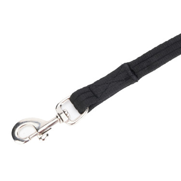 Longe de travail en sangle matelassée Shires Noir