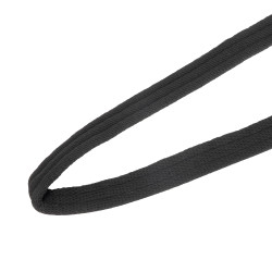 Longe de travail en sangle matelassée Shires Noir