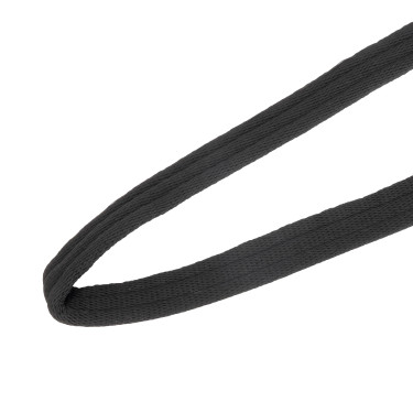 Longe de travail en sangle matelassée Shires Noir